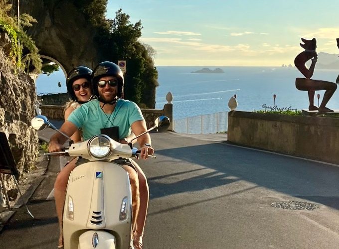 Private Scooter tour positano Amalfi Coast